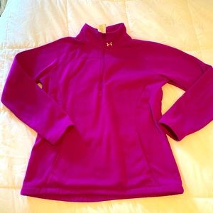 Under armor womens large quarter zip pullover
